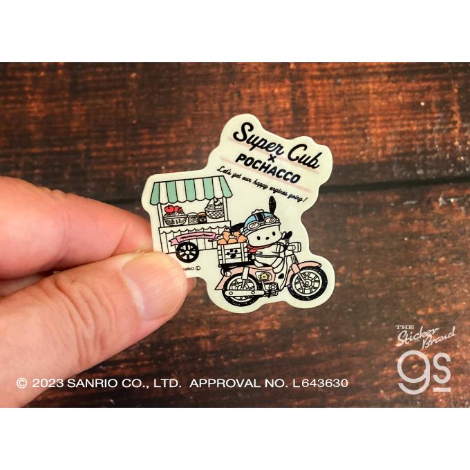 6種セット はぴだんぶい×Super Cub 第二弾ダイカットステッカー