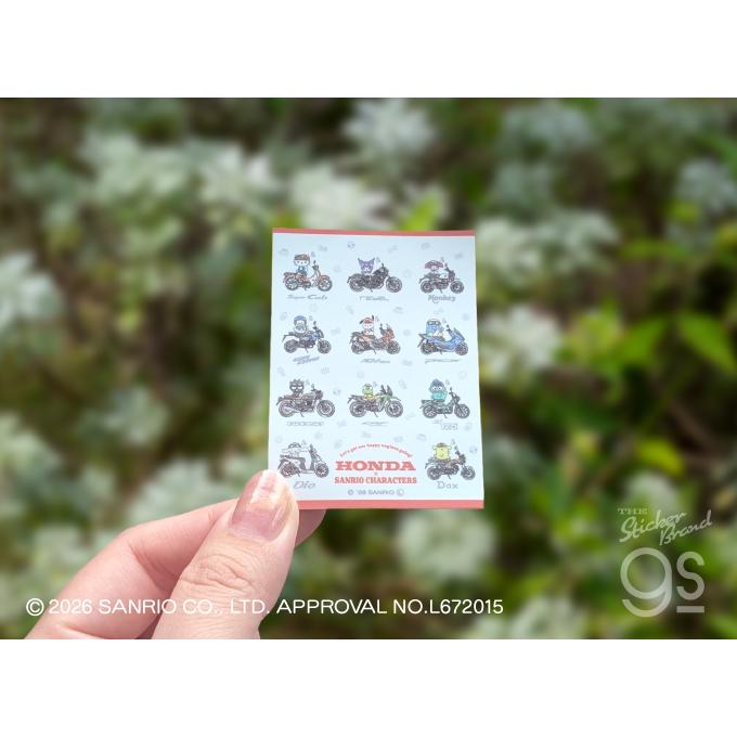 Honda×サンリオキャラクターズ ダイカットステッカー 集合 コラボ