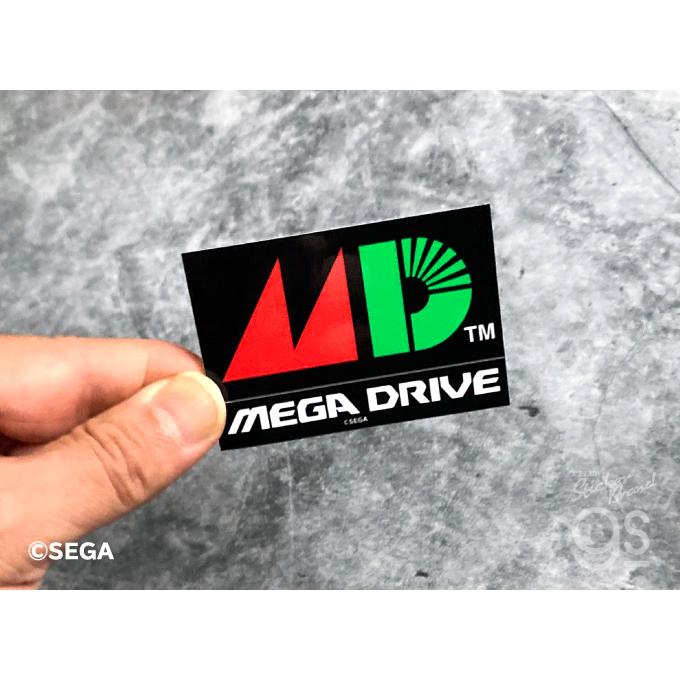 セガハード ダイカットステッカー メガドライブ ロゴ SEGA セガ カード