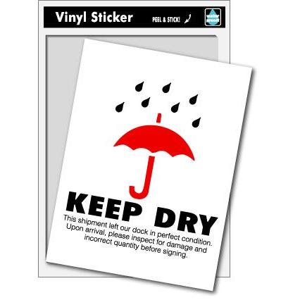 SK063 KEEP DRY ステッカー スーツケースや機材ケースに｜we-love-sticker