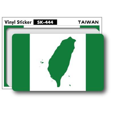 SK444 国旗ステッカー 台湾独立旗 TAIWAN 100円国旗 旅行 スーツケース 車 PC スマホ｜we-love-sticker