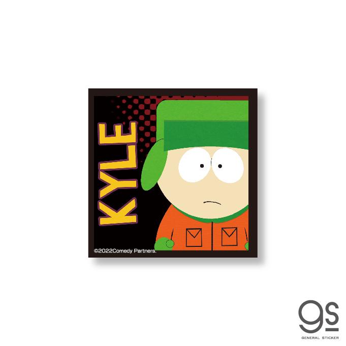 SOUTH PARKステッカー カイル スクエア サウスパーク アメリカ トレイ