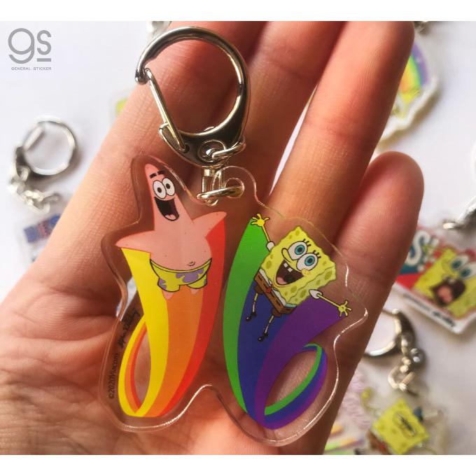ホシ　グッズ スポンジ・ボブ アクリルキーホルダー YIKES! キャラクターグッズ