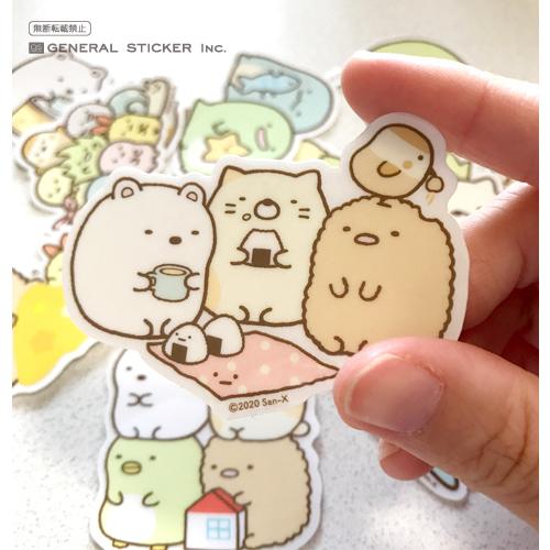 すみっコぐらし おにぎり 透明 キャラクターステッカー イラスト すみっコ 人気 可愛い ライセンス商品 Su78 Gs 公式グッズ Su 78 ゼネラルステッカー 通販 Yahoo ショッピング