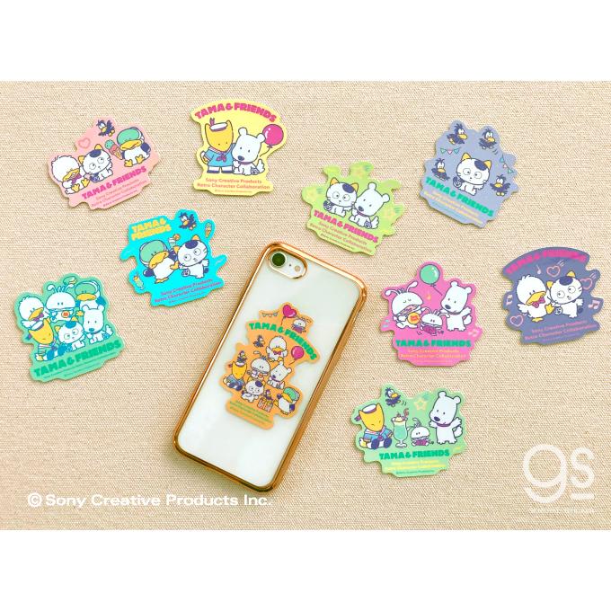 タマ＆フレンズ ダイカットステッカー ポチ&マリーンスカウツ コラボ