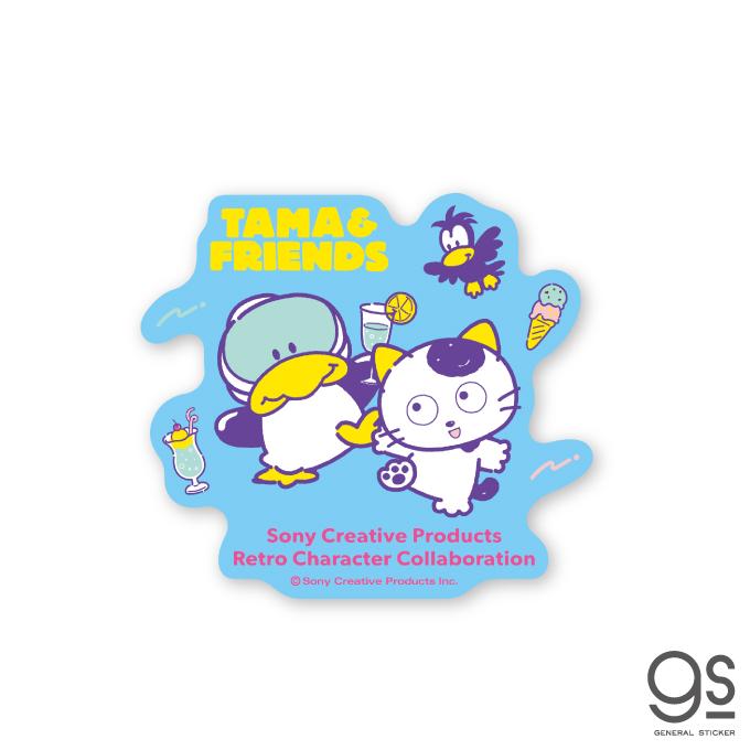 タマ＆フレンズ ダイカットステッカー タマ&ベンジャミン コラボ