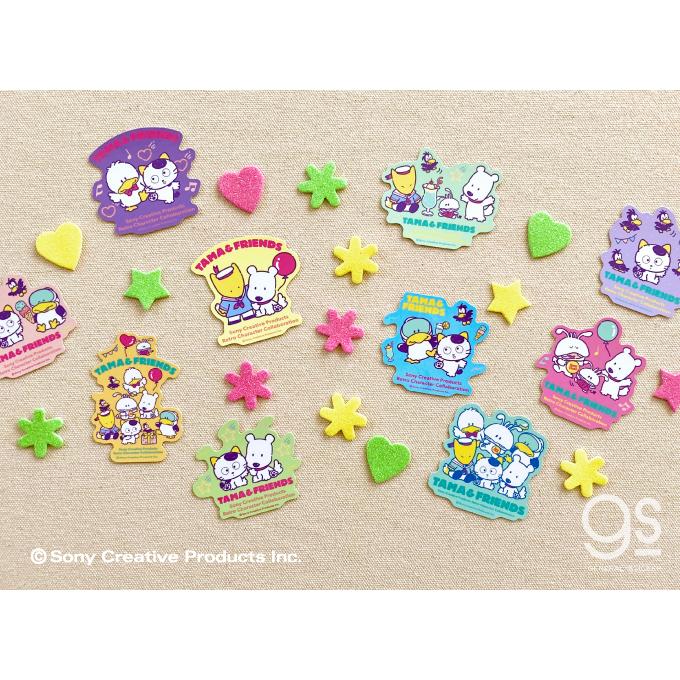 タマ＆フレンズ ダイカットステッカー タマ&ベンジャミン コラボ