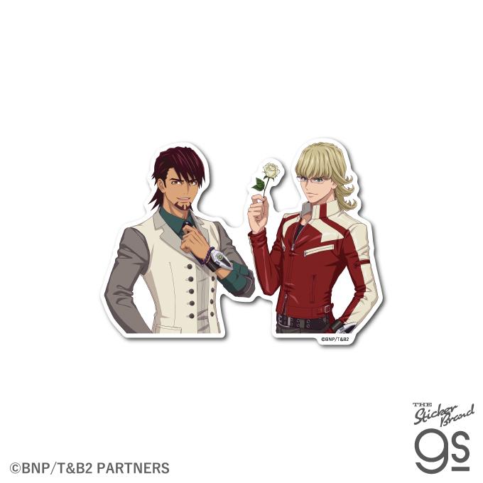 TIGER&BUNNY2 捺印マット TIGER & BUNNY 2 ダイカットステッカー 鏑木