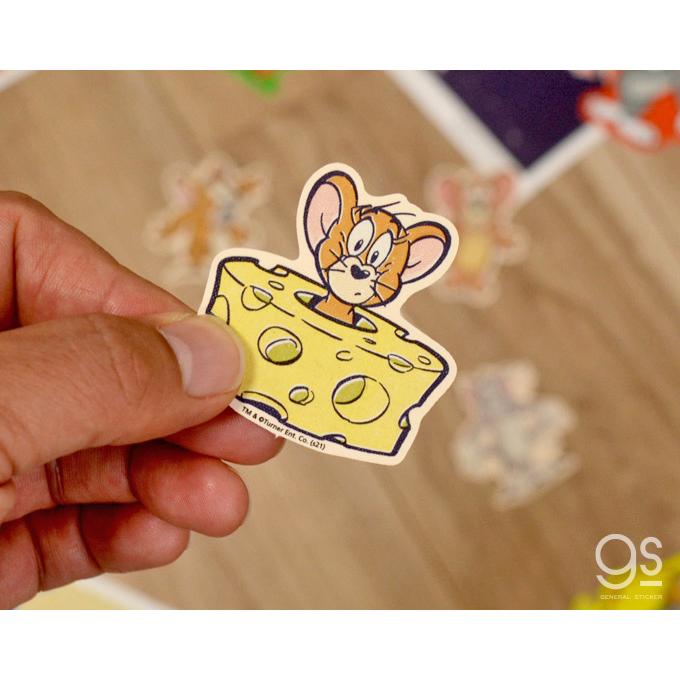 トムとジェリー クロス素材 びっくり ミニステッカー キャラクターステッカー アメリカ アニメ Tom And Jerry 人気 かわいい レトロ Tj010 Gs 公式グッズ Tj 010 ゼネラルステッカー 通販 Yahoo ショッピング