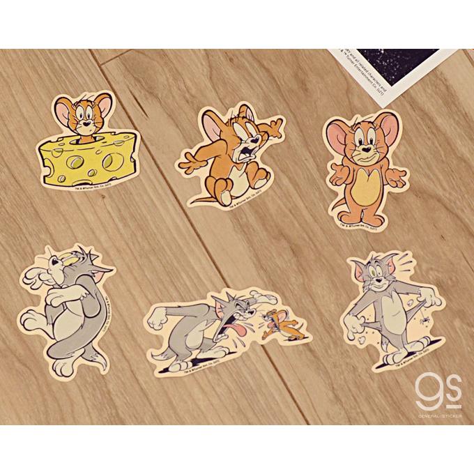 トムとジェリー クロス素材 びっくり ミニステッカー キャラクターステッカー アメリカ アニメ Tom And Jerry 人気 かわいい レトロ Tj010 Gs 公式グッズ Tj 010 ゼネラルステッカー 通販 Yahoo ショッピング