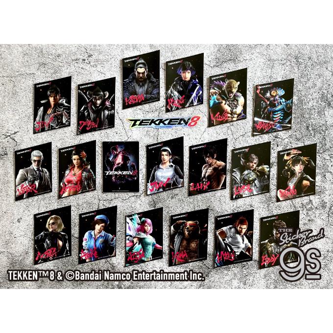 鉄拳8 ダイカットホログラムステッカー ロゴ TEKKEN コレクション 3D