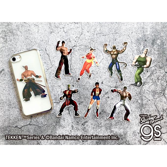 鉄拳レジェンドシリーズ ダイカットビニールステッカー 雷武龍 TEKKEN