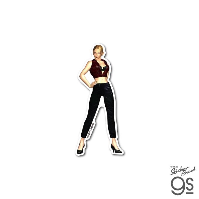 鉄拳レジェンドシリーズ ダイカットビニールステッカー ニーナ