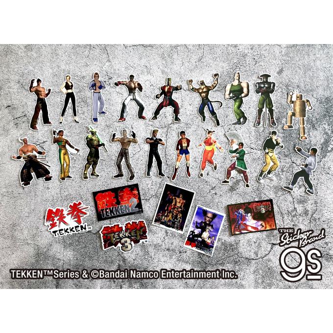 鉄拳レジェンドシリーズ ポスターデザインステッカー 鉄拳 TEKKEN