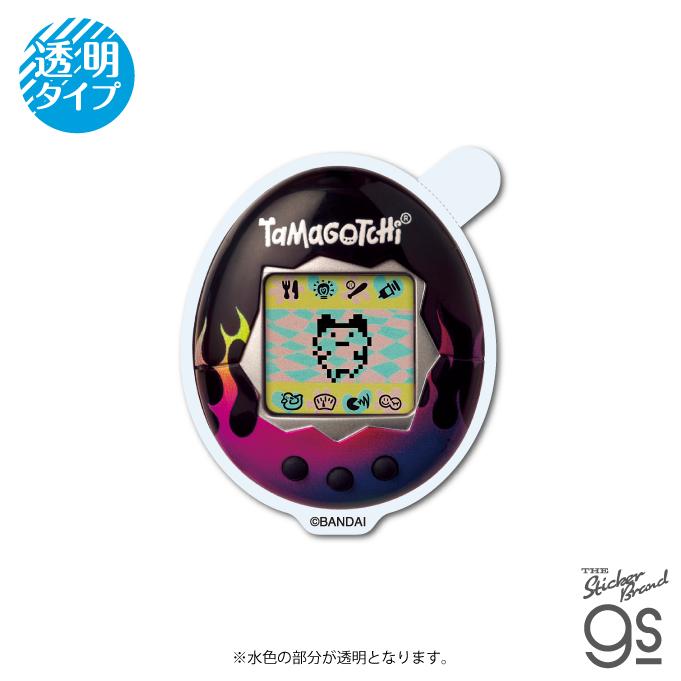 たまごっち クリアステッカー Original Tamagotchi Flames たまごっち クリアステッカー Original Tamagotchi Flames