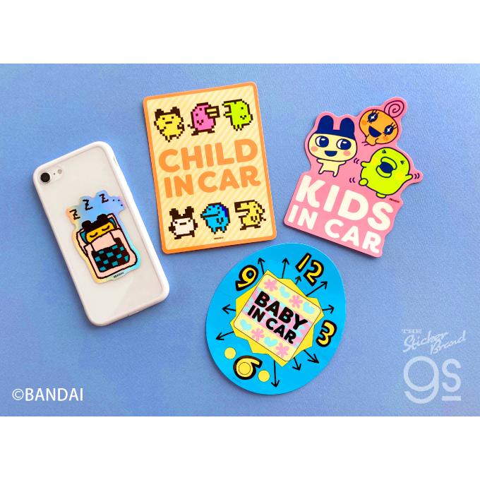 たまごっち 車用ステッカー KIDS IN CAR ゲーム 懐かし たまごっち 車用ステッカー KIDS IN CAR ゲーム 懐かし