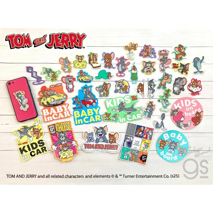 トムとジェリー ビッグサイズステッカー コマアート アニメ 映画 TOM