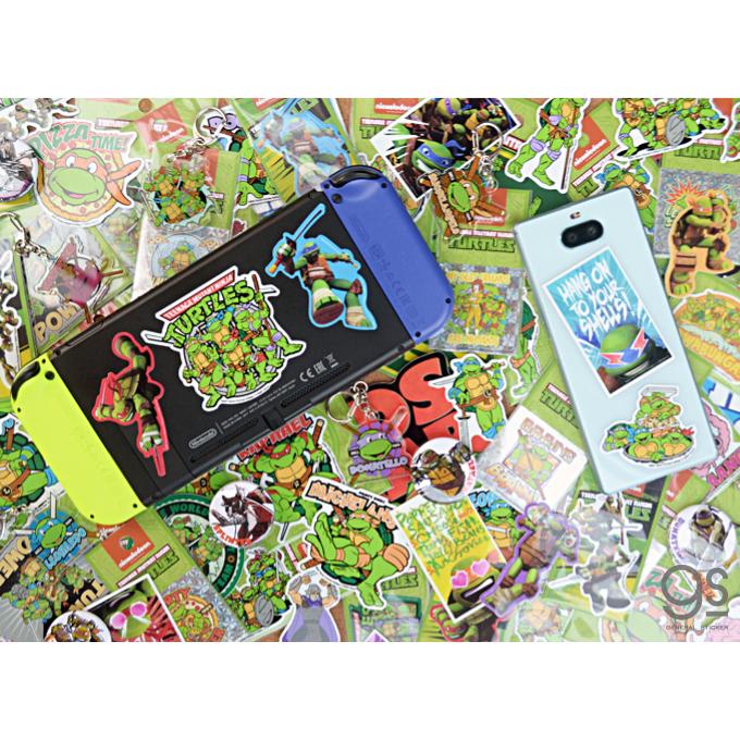 ミュータント・タートルズ 全員集合 キャラクターステッカー レトロ
