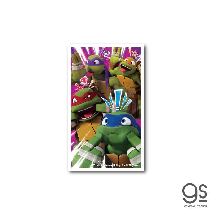 ミュータント・タートルズ 4人で！ 変顔 スクエア キャラクター