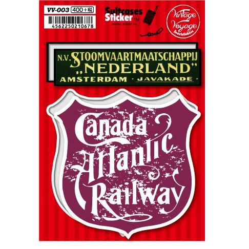 VV003 Vintage Voyage03 スーツケースステッカー ヴィンテージシリーズ