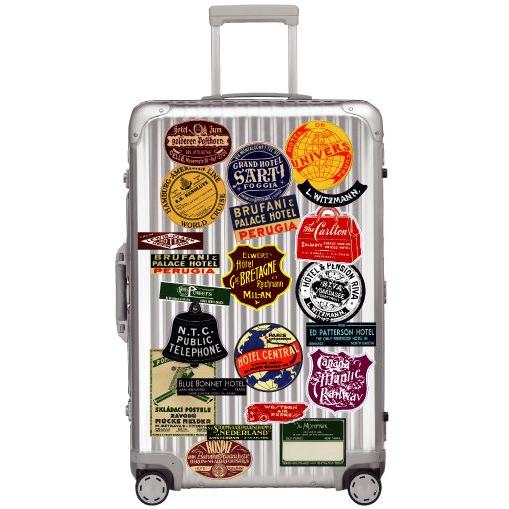 VV011 Vintage Voyage11 スーツケースステッカー ヴィンテージシリーズ