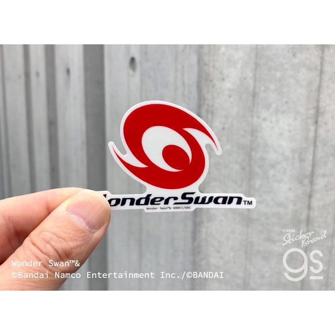 ワンダースワン 透明ステッカー ロゴ ゲーム機 WonderSwan ワンダースワン 透明ステッカー ロゴ ゲーム機 WonderSwan