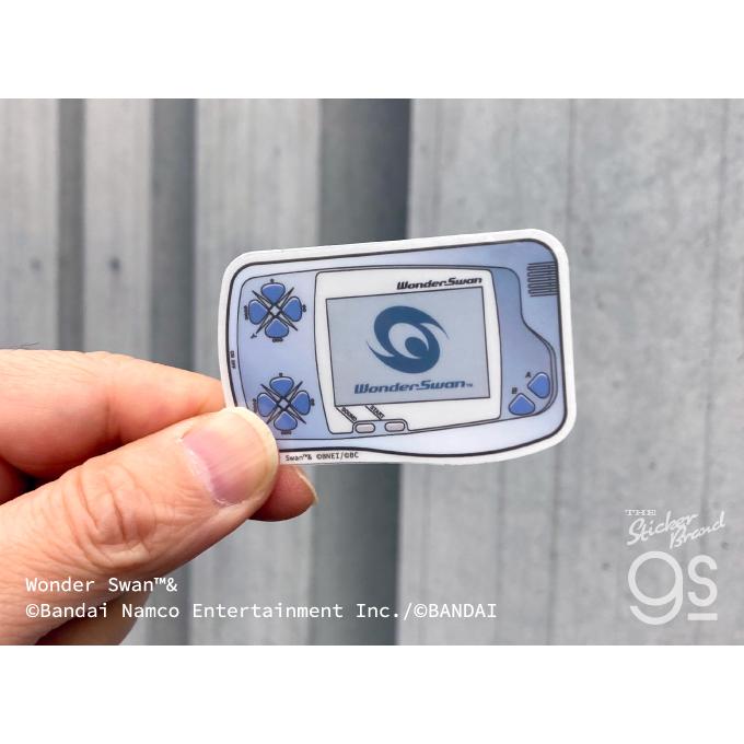 ワンダースワン 透明ステッカー パールホワイト ゲーム機 WonderSwan