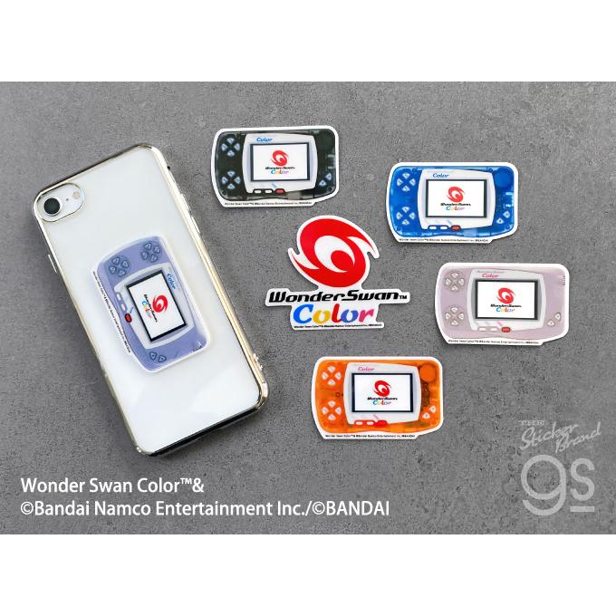 ワンダースワンカラー 透明ステッカー ロゴ ゲーム機 WonderSwan