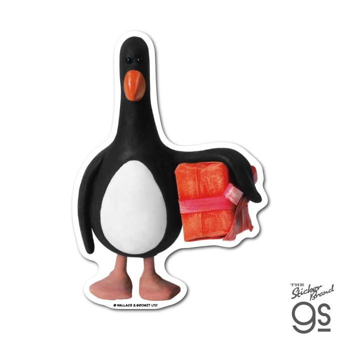 ウォレスとグルミット ビッグサイズステッカー フェザー・マッグロウ