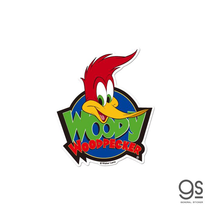ウッドペッカー ダイカットステッカー WOODY WOODPECKER & FACE