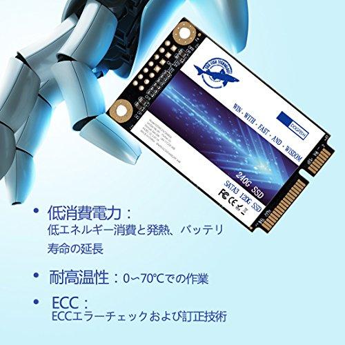 Dogfish Msata 256GB 内蔵型 ミニ ハードディスク SSD Disk (256GB， MSATA)｜we-st-villa-ge｜02