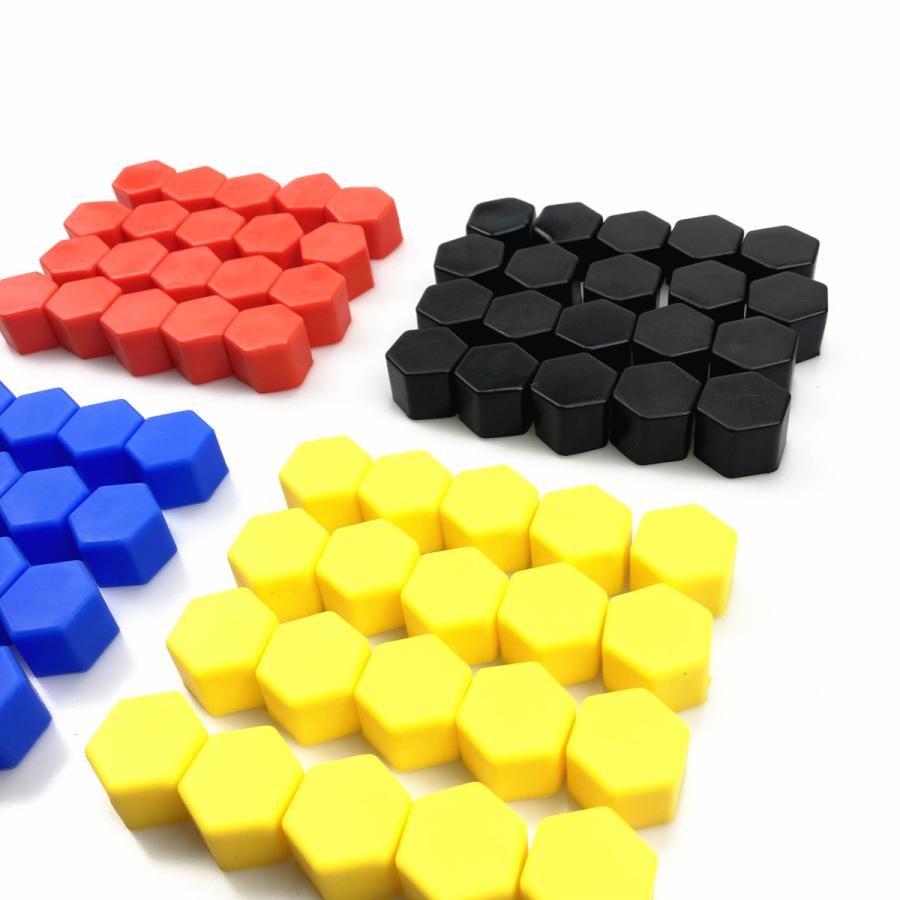 20 個 21 mm 19 mm 17 mm黒車のホイールキャップボルトカバーナッツシリコーン自動車ホイールハブプロテクタースクリューキャップ