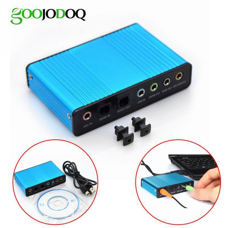 サウンドカード外部チャンネル 5.1/7.1 オプティカルオーディオの usb サウンドカードのための 5 チャンネル usb 2.0 外部