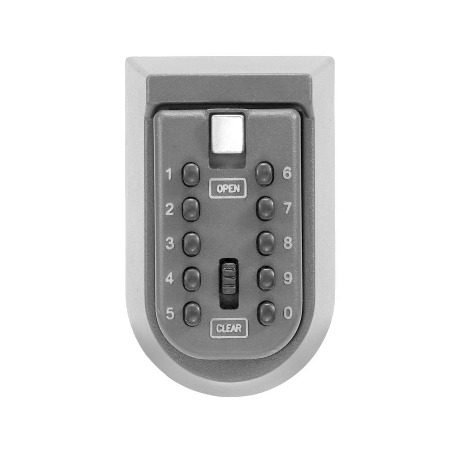 壁掛け式屋外キー収納ロックボックス,10桁のプッシュボタン,コンビネーションパスワード,キーセーフボックス,テーブルコードキーホルダー