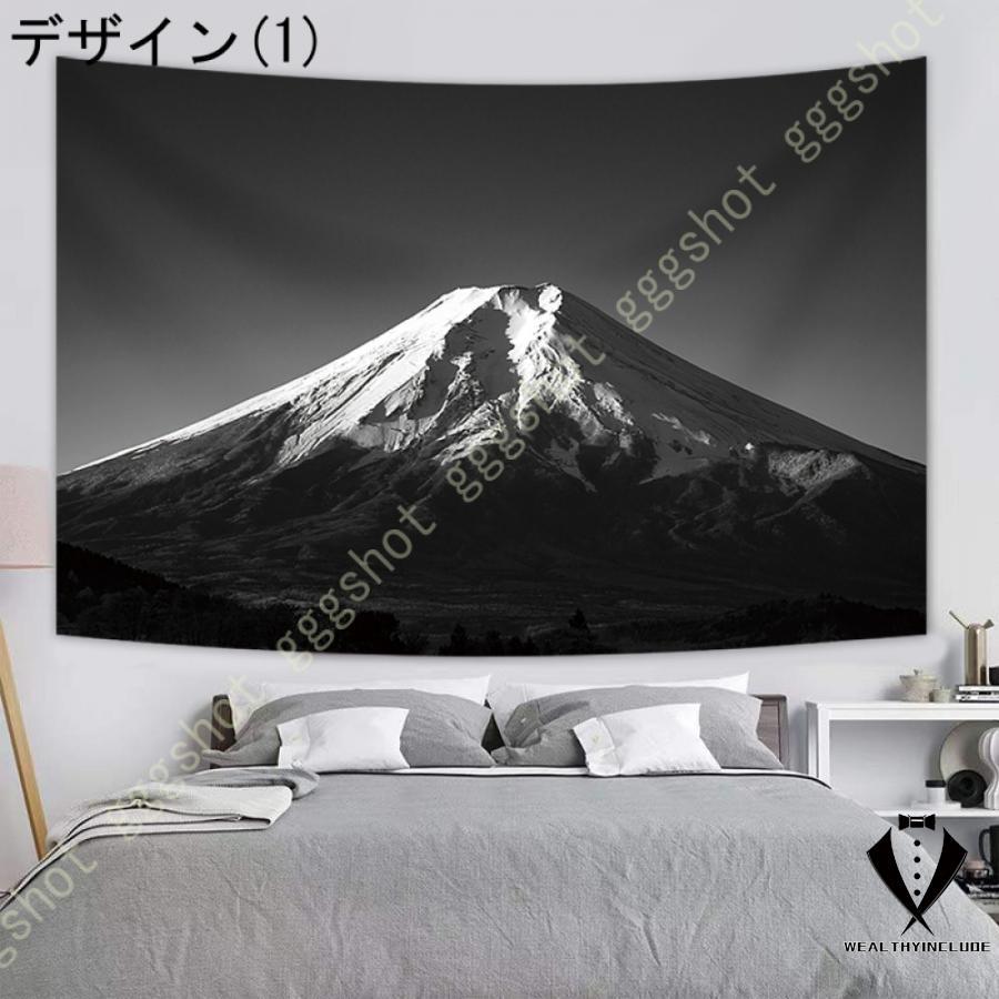 タペストリー 富士山 風景画 水鏡 湖 大判 インテリア アートポスター 撮影用 ビデオ会議 背景 モダンアート リフォーム 室内装飾 模様替え モダン おしゃれ｜wealthyinclude｜12