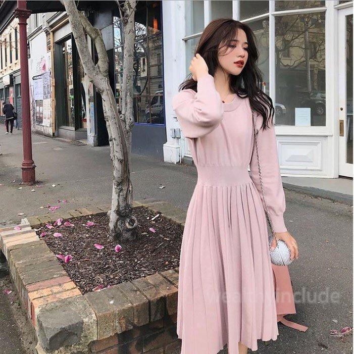 優れた品質 大きいサイズ 膝丈 ニットワンピース ロング 長袖 レディース ニットワンピース チュニックワンピース 22秋冬新作 タイト ニットワンピ ワンピース サイズ Xl Www Napsa Co Zm