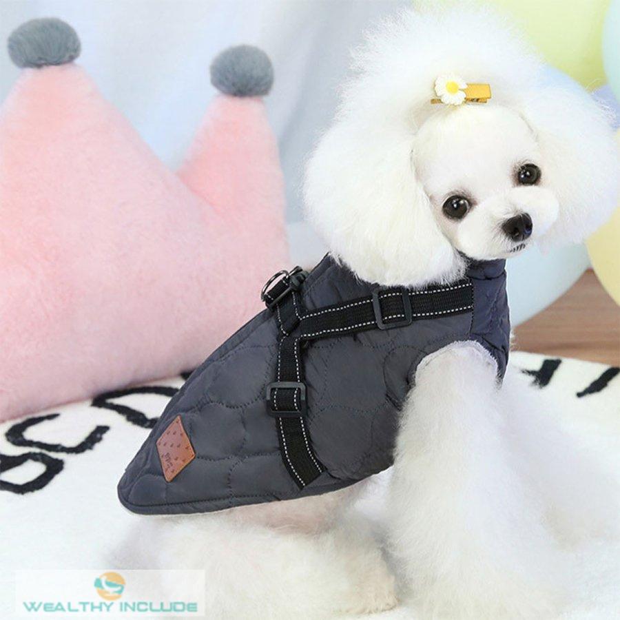 日本限定 犬の服 ダウンベスト ダウンジャケット ハーネス付き ドッグウェア スターワッペンベスト 防寒 防水 ccps.sn 日本限定 犬の服 ダウンベスト ダウンジャケット ハーネス付き ドッグウェア スターワッペンベスト 防寒 防水 ccps.sn