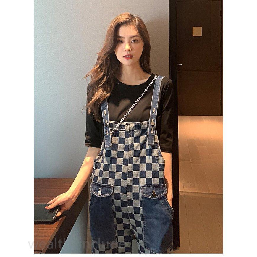 高評価なギフト デニムパンツ コーデ デニム 50代 40代 30代 代 サロペット レディース サロペットパンツ 市松模様 秋 夏服 春 カジュアル 女性 ファッション 長袖 サイズ S Dev Jlstudios Square5 Com