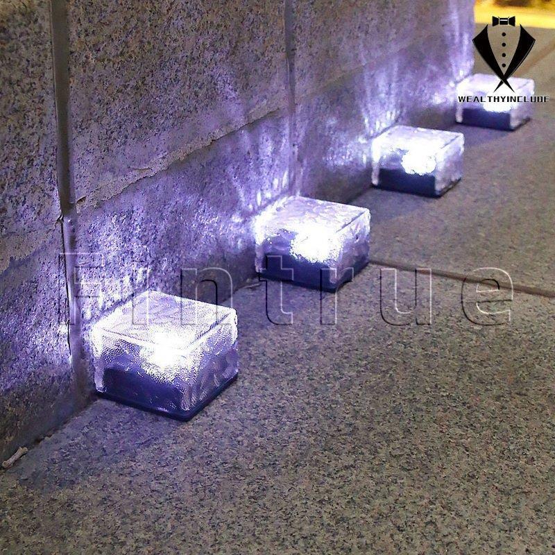 ソーラーライト 埋め込み式 ソーラーフロアタイルライト 太陽光発電 プラスチックランプシェード 小さな ガーデンライト 景観照明 電気代不要 玄関先 庭 芝生 激安正規品