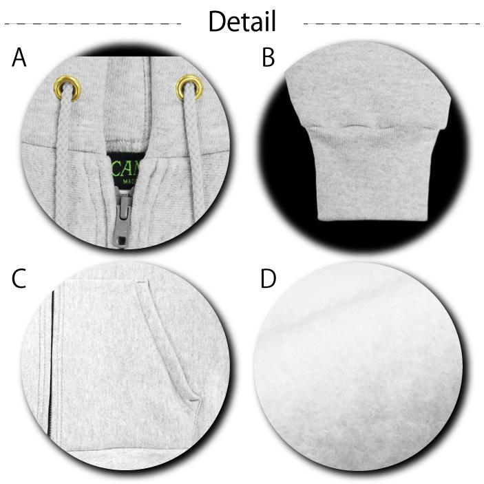 CAMBER（キャンバー） HOODED Zipper ジップアップ フード パーカー 12