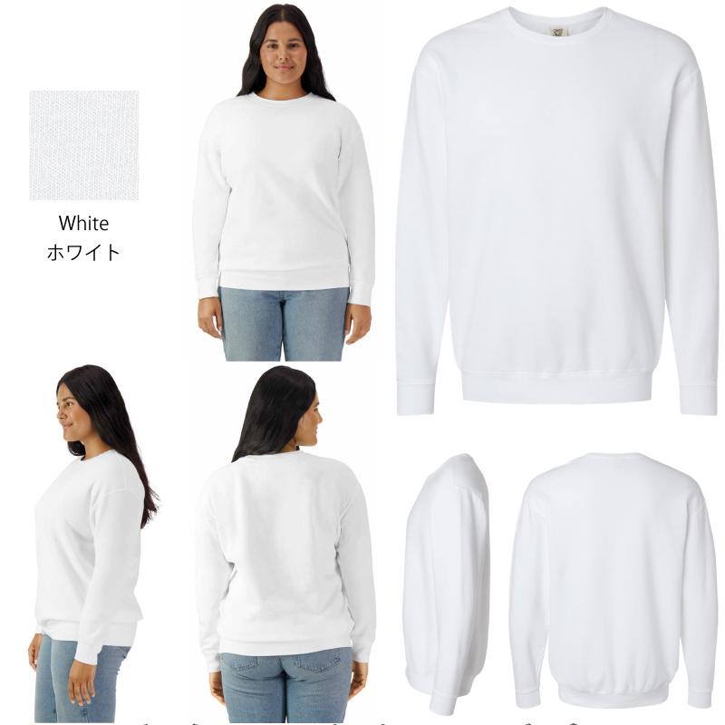 【新品未使用】Kolwin ホワイト 白紺色のスウェットセット COMFORT COLORS コンフォートカラーズ スエット クルーネック