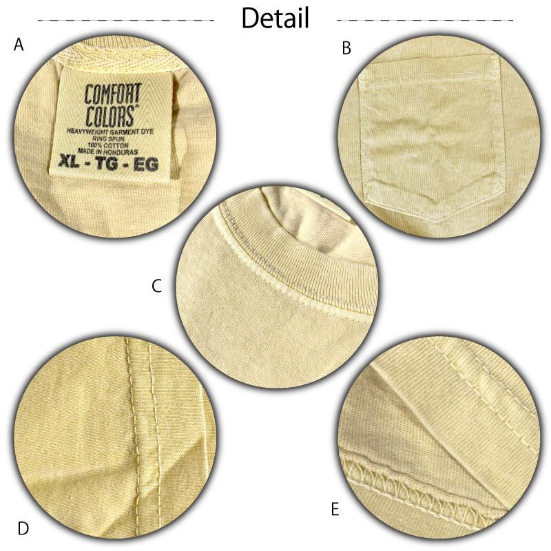 COMFORT COLORS（コンフォートカラーズ） 後染め 半袖 ポケット T