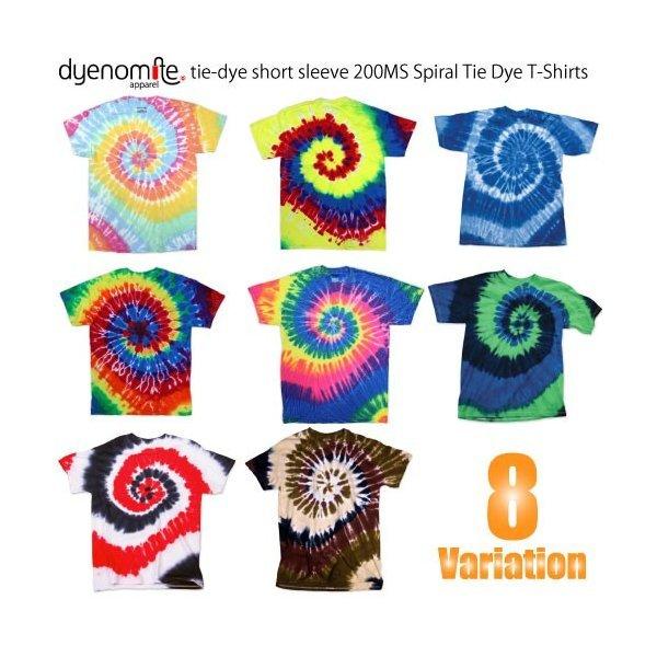Dyenomite Apparel ダイナマイトアパレル 半袖tシャツ タイダイ マルチカラースパイラル 並行輸入品 Dynm Tms Wear The Sound 通販 Yahoo ショッピング