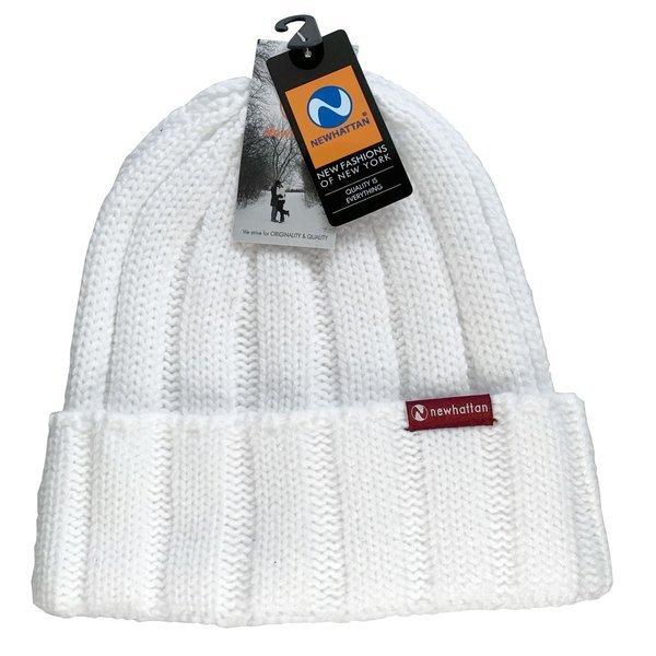 ニューハッタン NEWHATTAN HAT 100% アクリル ニット ハット 帽子 無地 
