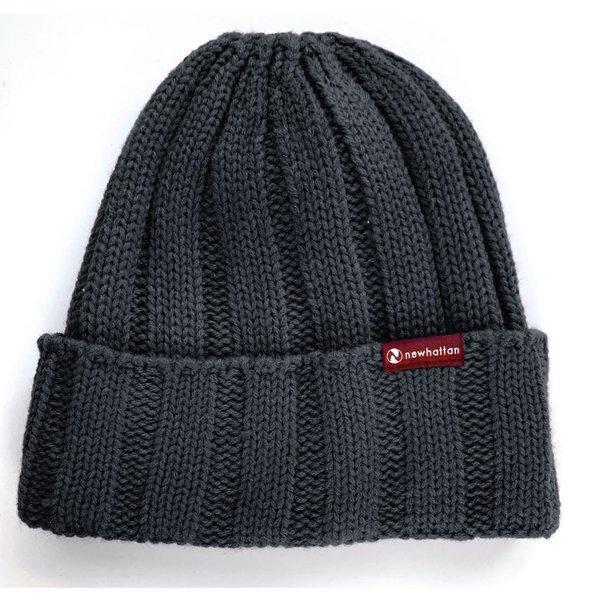 ニューハッタン NEWHATTAN HAT 100% アクリル ニット ハット 帽子 無地 