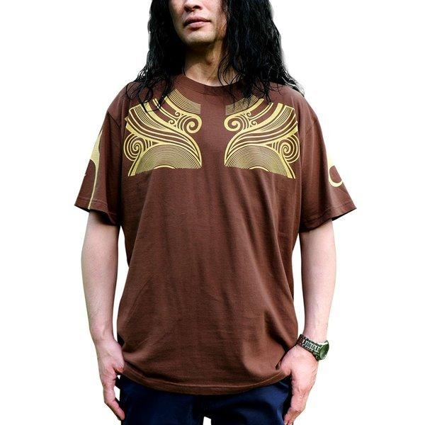 PEACE MAKER（ピースメーカー） Tシャツ メンズ M~XL BROWN メーカー