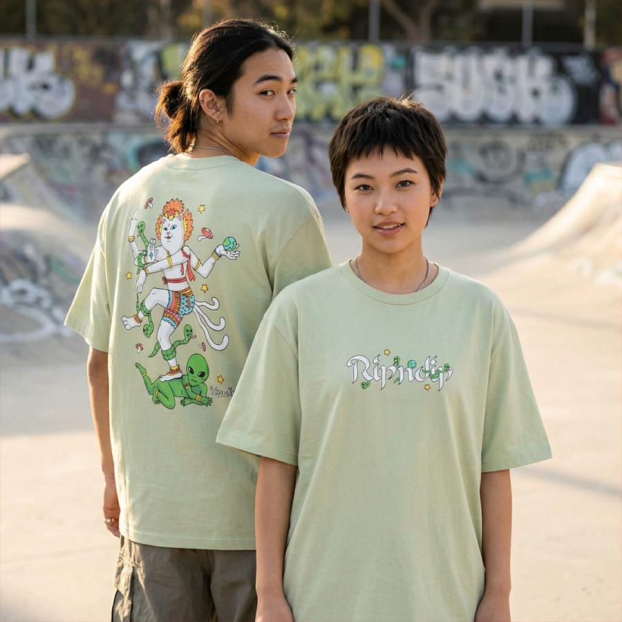 RIPNDIP（リップンディップ） Alien Whisperer 半袖 Tシャツ ショート
