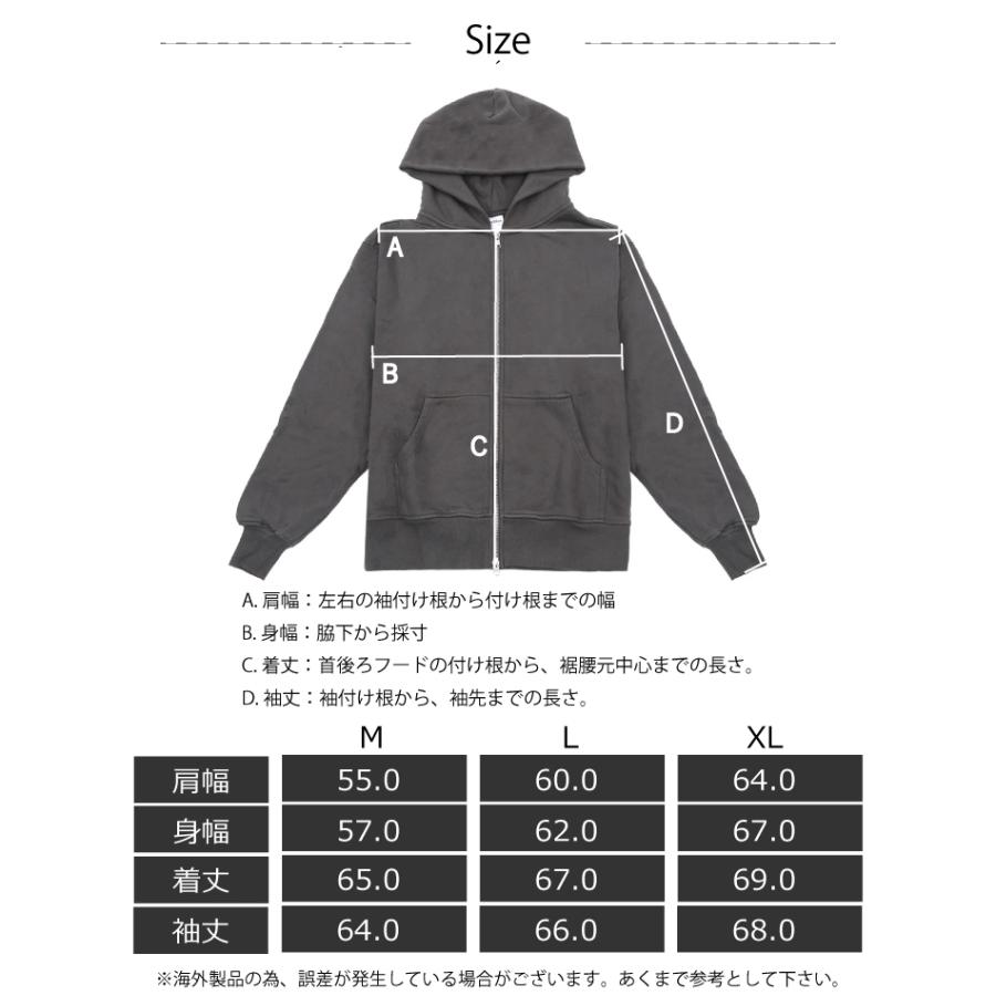 SHAKA WEAR グレー ジップアップパーカー　M SHAKA WeAR（シャカウェア） パーカー ジップアップ 無地 フーディー