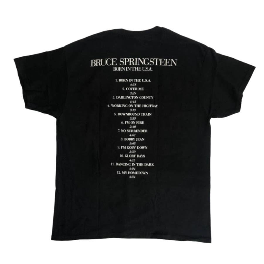 公式新品】BRUCE SPRINGSTEEN - BORN IN THE USA BLACK (Backprint