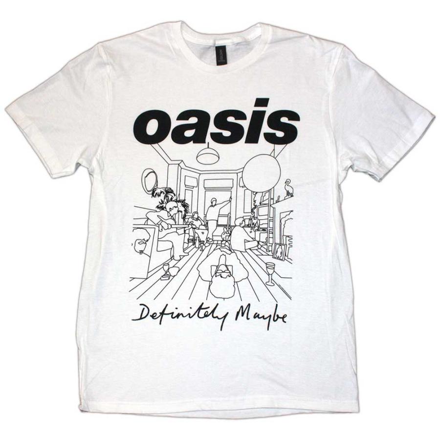 Oasis Oasis Definitely Maybe Ticket Stub White Tシャツ XL